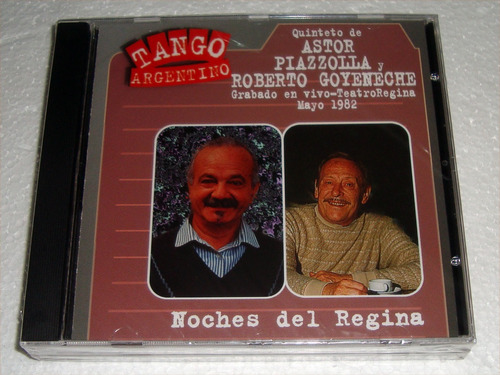 Astor Piazzolla Goyeneche Noches Del Regina Cd Sellado Kktus