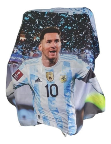 Capa De Corte Peluqueria Y Barberia Festejo Messi Mundial