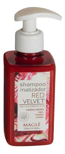 Shampoo Matizador Magle Red Velvet 250 Ml