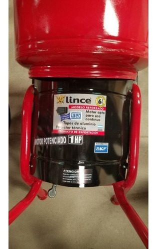 Hormigonera Lince 3052 Motor Weg 1hp Potenciado 130 Litros