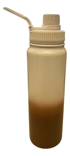 Botella Térmica Acero Inoxidable Frío/calor Grabado Laser Marrón