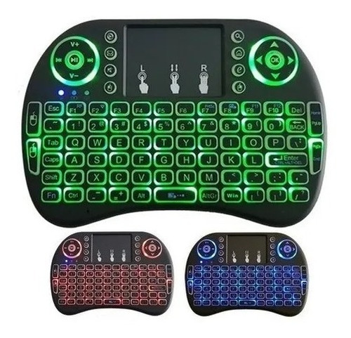 Mini Teclado Inalámbrico Para Tv Led Touchpad Multiuso