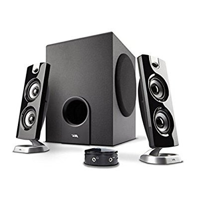 Cyber ¿¿acoustics De Altavoces 2.1 Con Subwoofer Ordenador -