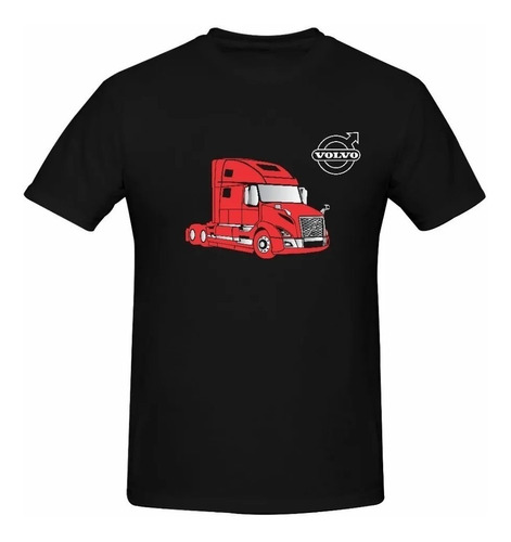 Playera Silueta Volvo 2020 Manga Corta Cuello Redondo