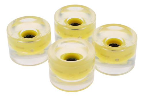 8 Ruedas Light Up Longboard Con 4 Piezas De Brillo Central