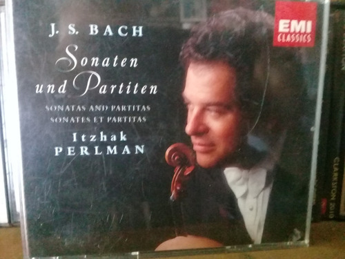  2 Cd Alemania J.s. Bach Itzhak Perlman Sonaten Und Partit 