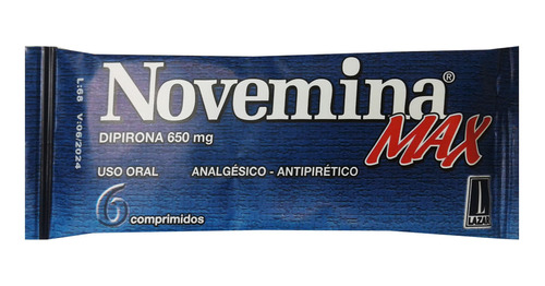 Novemina Max 650 Mg X 6 Comprimidos