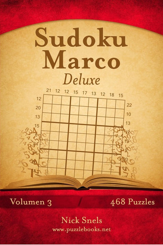 Libro: Sudoku Marco Deluxe - Volumen 3 - 468 Puzzles (spanis