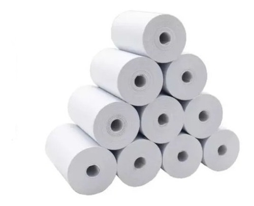 20 Rollos Papel Para Impresora Térmico 58mm