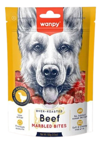 Wanpy Beef Marbled Bites 100 Gr