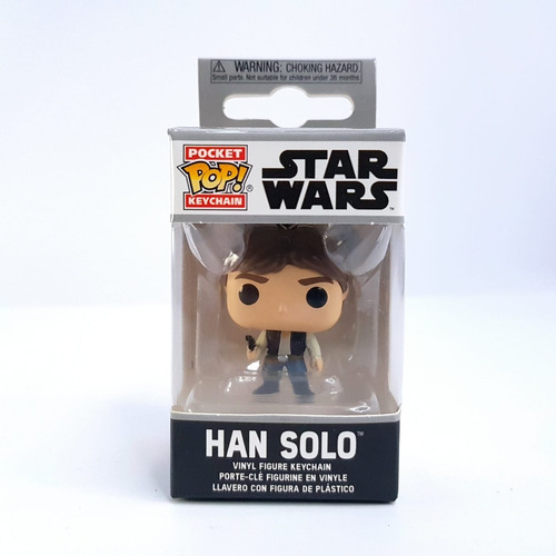 Imagen 2 de 4 de Llavero Pocket Pop! Keychain Han Solo Star Wars