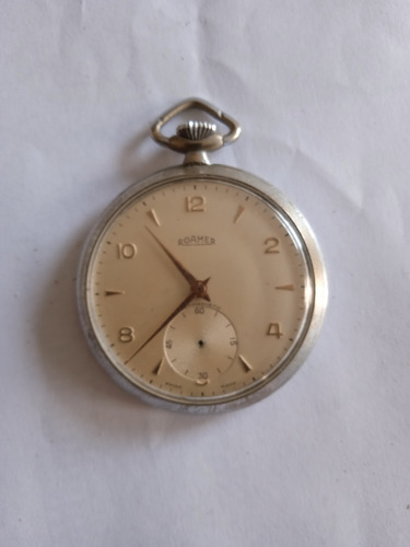 Antiguo Reloj Bolsillo Marca Roamer