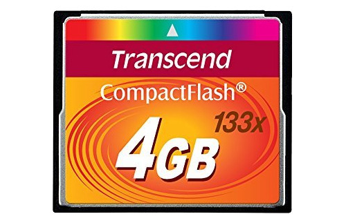 Transcend Tarjeta Memoria Flash 4 Gb 133x Compactflash