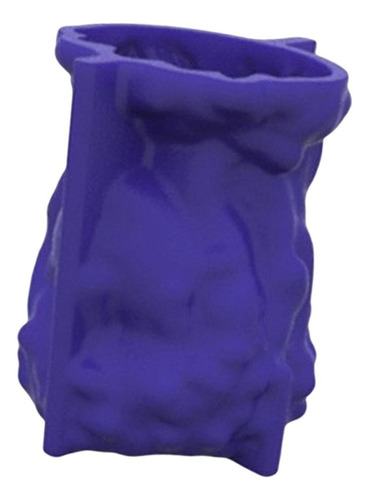Moldes De Maceta De Cemento Arcilla Artesanal De Púrpura