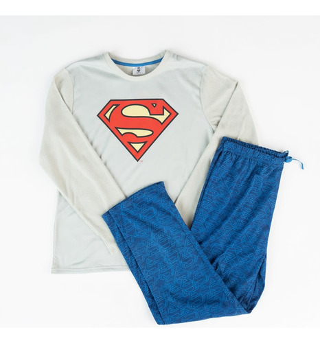 Pijama Para Hombre Superman Original Coleccion 2023 Invierno
