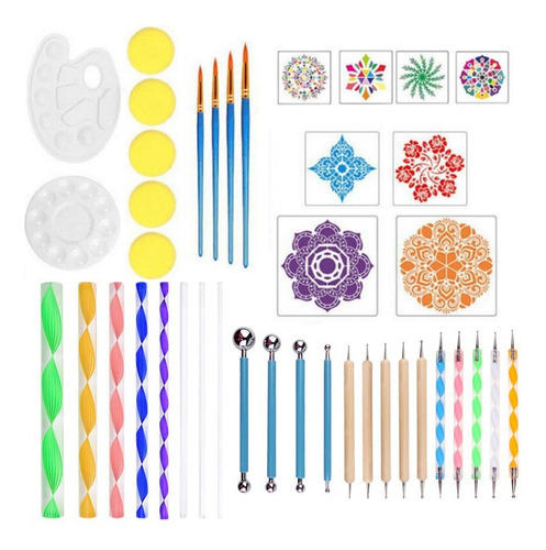 We Juego De Pintura De Herramientas De Mandala De 41 Piezas