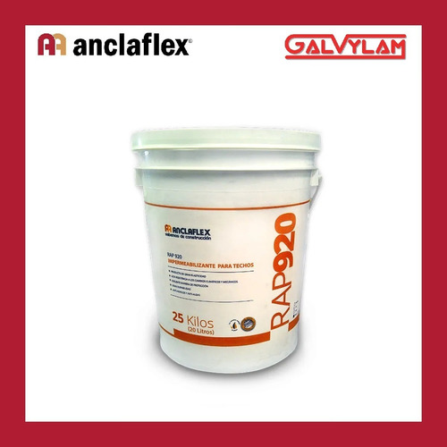 Imagen 8 de 10 de Pintura Acrílico Anclaflex Verde X 20 Litros