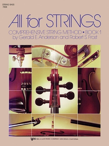 Método All For Strings Para Baixo Acústico Volume 1