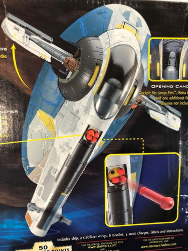 Nave Slave 1 De Jango Fett Boba Fett Mandalorian Hasbro 2002