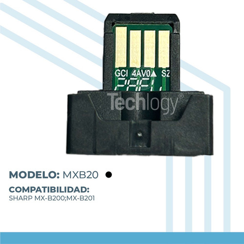 Chip Para Toner Sharp Mx-b200 Mx-b201