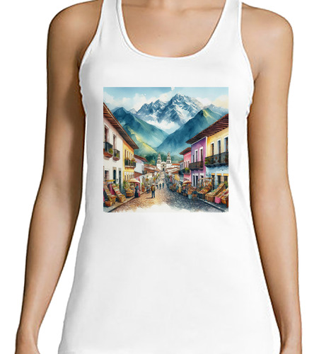 Musculosa Mujer Mérida Ciudad Andina Viaje Venezuela M2