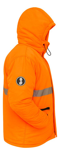 Campera Termica Trabajo Vial Raymi Naranja Xxl