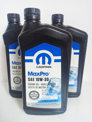 Aceite Mineral Mopar Max Pro 10w30 Original
