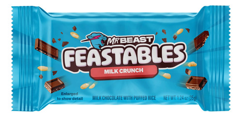 Feastables Chocolate De Mr. Beast Milk Crunch