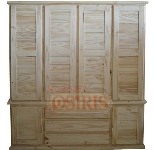 Ropero Placard Pino 1.60mt 6 Puert Fabrica Muebles Osiris