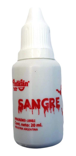 Sangre Artificial Líquida 20ml. - 5 Soles Cotillon