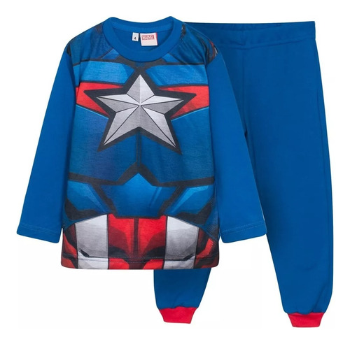 Pijama Niños Disfraz Iron Man Hulk Spider Capitan Marvel® 