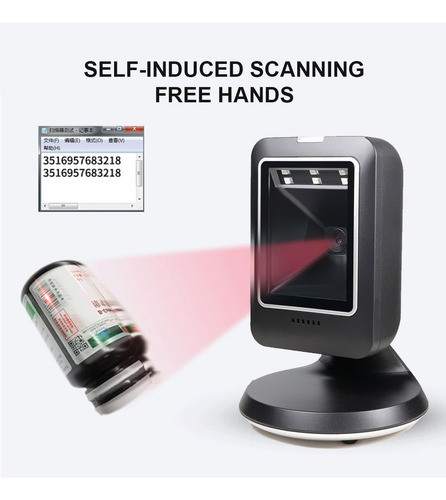 Leitor De Código De Barras Fixo Pdv Usb 1d 2d Qr Code