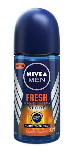 Desodorante Roll-on Nivea Men Fresh Sport 50 Ml 12 Unidades