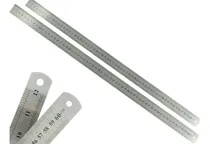 Comprar Kit Com 2 Reguas Metal Tamanho 60 Cm Marcação Baixo Relevo