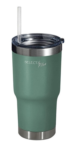 Vaso Térmico C/sorbito 560ml Ac.inox - Verde