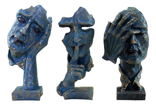 Esplanade Resin Human Faces - Escultura Zen / Obra Maestra |