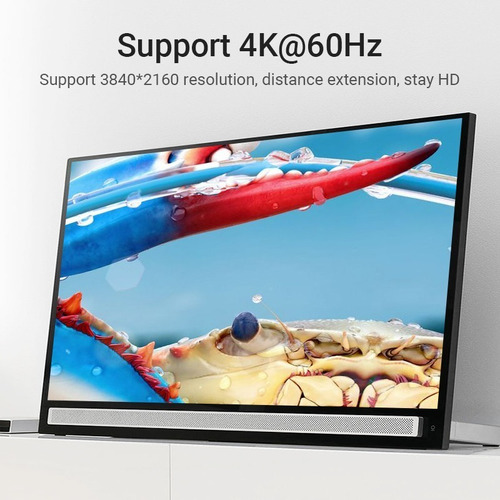 Cable Extensor 0,5 M Hdmi 2.0 Hembra A Hembra 4k Vention