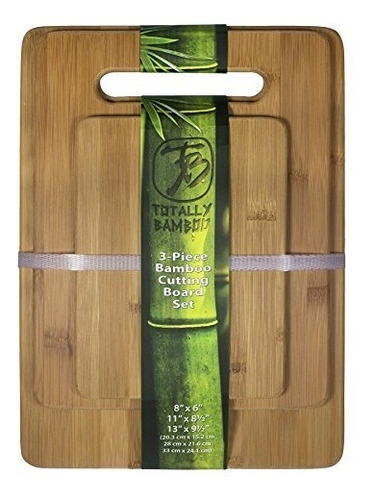 Imagen 2 de 6 de Totally Bamboo Tabla Cortar Madera Bambú