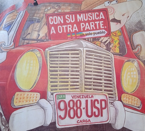 Disco Vinilo Lp Un Solo Pueblo Con Su Música A Otra Parte