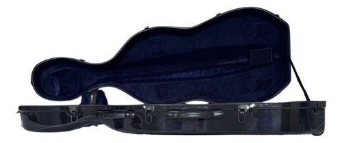 Estojo Case Cello Violoncelo Fibra Luxo Térmico 4/4 Jahnke Cor Azul-4/4
