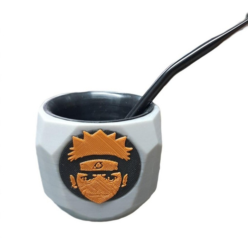 Mate Con Bombilla Naruto Impresión 3d Anime