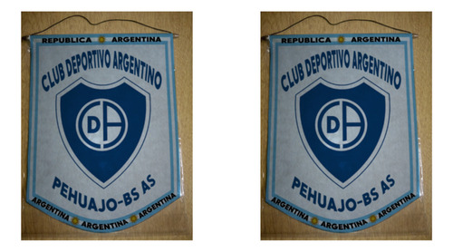 Banderin Chico 13cm Club Deportivo Argentino Pehuajo