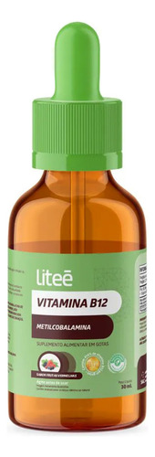 Liteé Vitamina B12 30 Ml Sabor Frutas Vermelhas