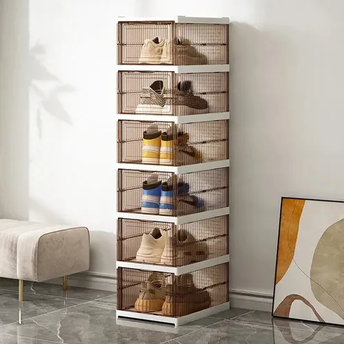 Sapateira Organizador Sapatos Empilhável Vertical 6 Andares