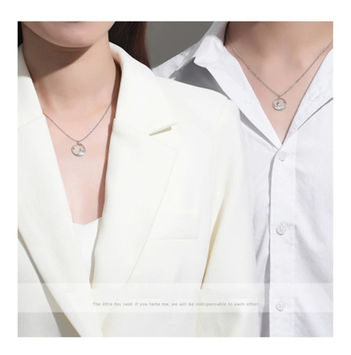 Imagen 2 de 6 de Collar Para Parejas Del Principito Para Día Del Amor Amistad