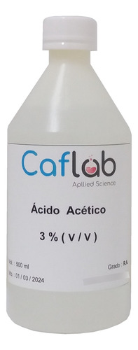 Acético Uso Ginecológico 3 % 1.000 Ml - Caflab - 