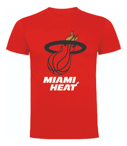 Polera,  Basketball Miami Heat Deportes Usa / Naturalking