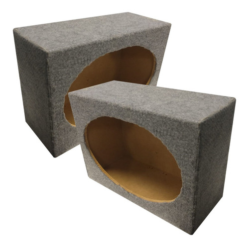Imagen 1 de 3 de Caja Sellada Mdf 6mm 6x9 Pulgadas Dos Unidades