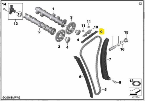 Guia Cadena Distribucion Bmw F800gs F700gs F650gs