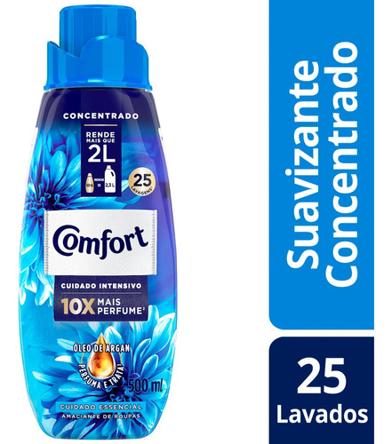 Suavizante Confort Óleo De Argan Pack X3